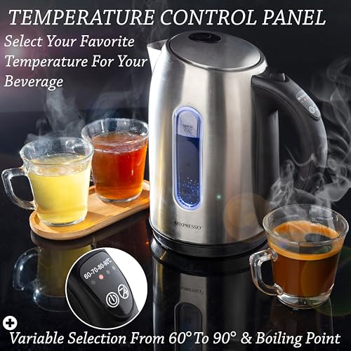 Stainless Steel Electric Kettle Temperature Control