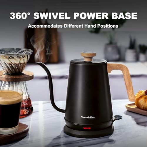 Electric Gooseneck Kettle with Thermometer