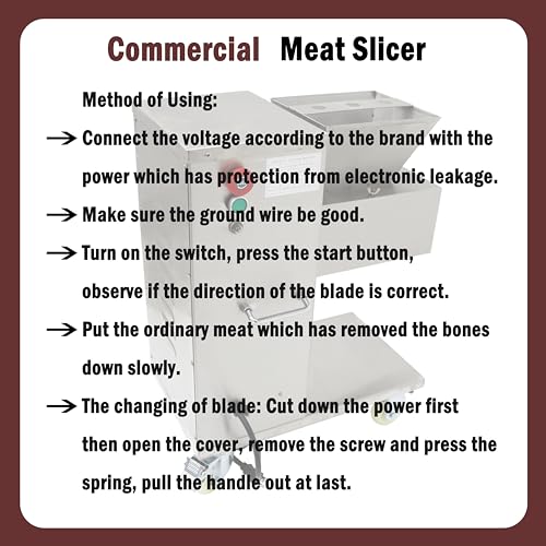 Commercial Meat Cutter Machine Meat Slicer Machine Electric TJ