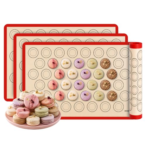 Macaron Baking Mat Silicone Non Stick (3 Count)