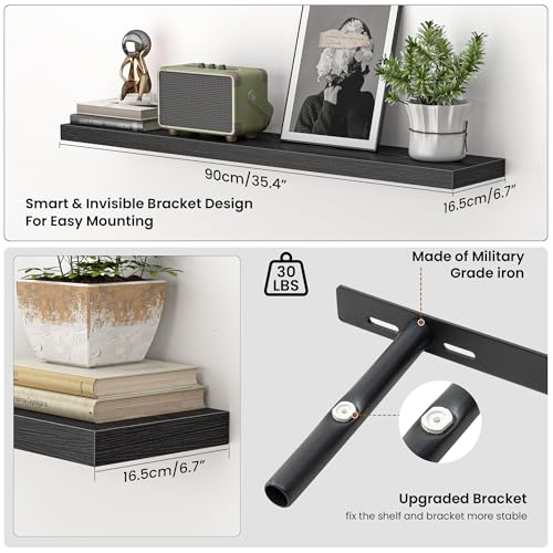 36 Inch Floating Shelves for Wall (2 Count)