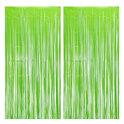Pastel Green Streamers Party Backdrop Decorations 2 Pack (2 Count)