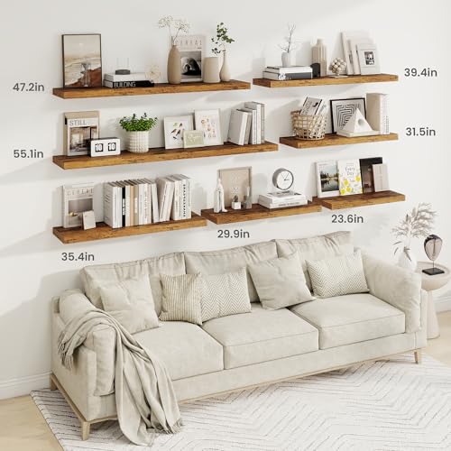 55 Inch Fireplace Mantel Shelf (2 Count)