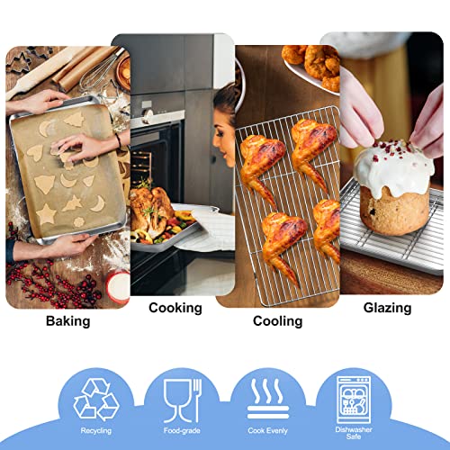 Baking Sheet with Wire Rack Set