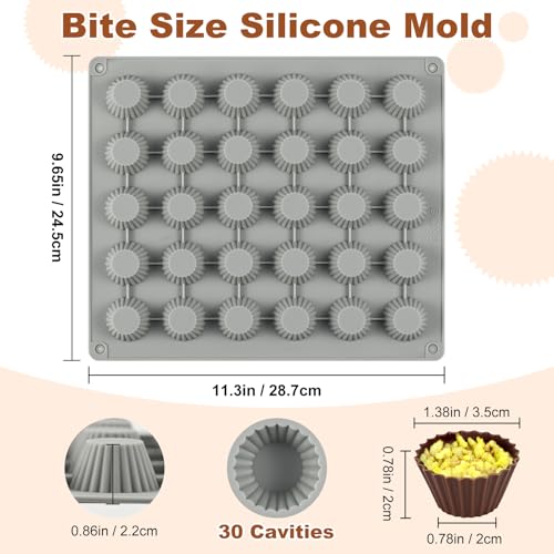 Peanut Butter Cup Molds (30 Count)