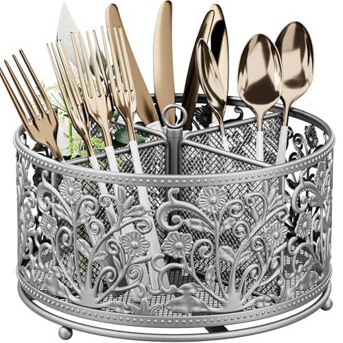 360° Rotating Flatware Caddy