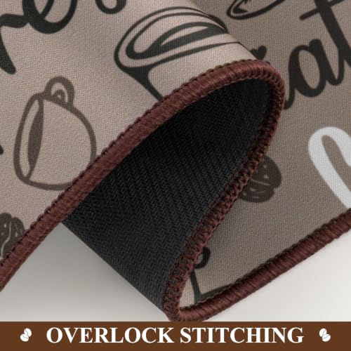 Coffee Mat 2 Pack 12x19 Inch Absorbent Non