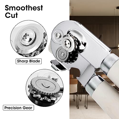 Heavy Duty Hand Can Opener Manual with Magnet Lid Remover