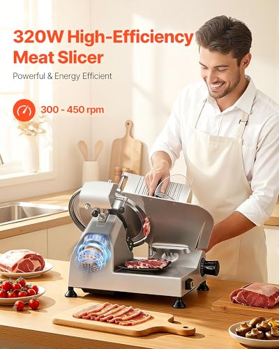 12" Commercial Meat Slicer 320W Electric Deli Food Cutter
