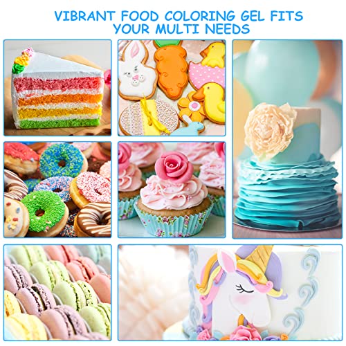Food Coloring Gel Cake Decorating Set (2.5 Fl Oz)
