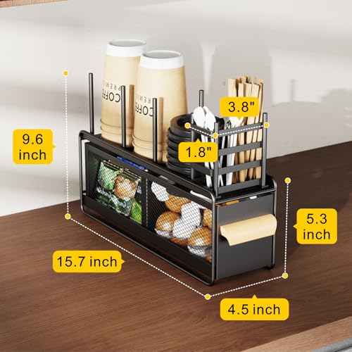 Narrow Coffee Bar Organizer