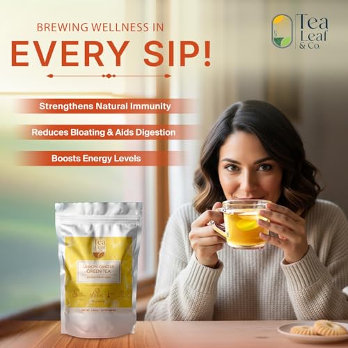 Lemon Ginger Green Tea Bags (50 Count)