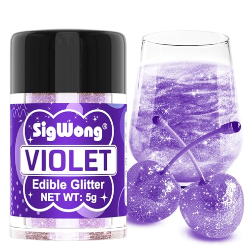 Violet Edible Glitter