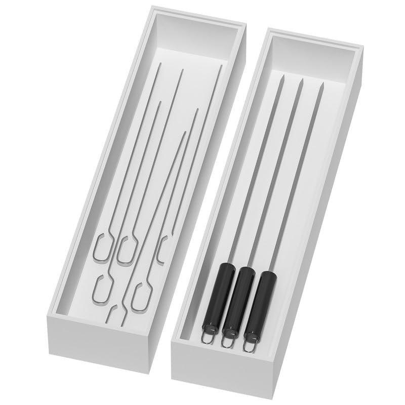 Bamboo Kitchen Drawer Organizer (2 Count)