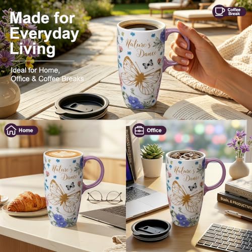 Ceramic Travel Mug with Lid