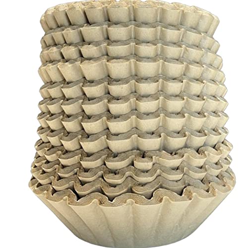 Natural Unbleached Brown Biodegradable Extra Large Coffee Filters 10 (500 Count)