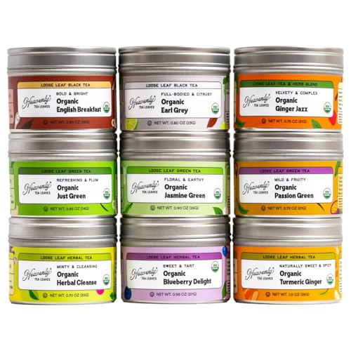 Organic 9 Tea Sampler (9 Ounce)