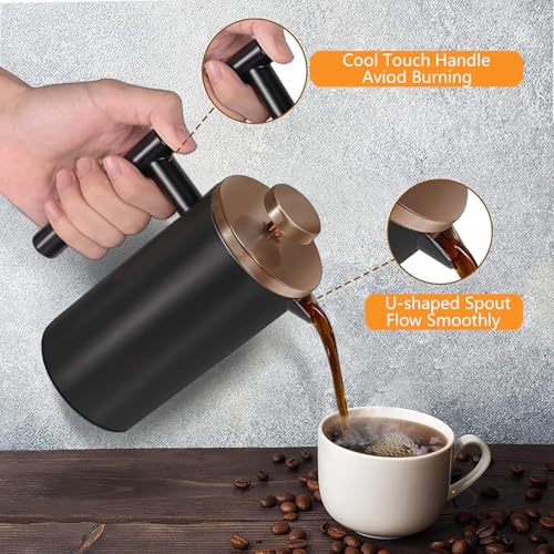 Small French Press Coffee Maker 350ml