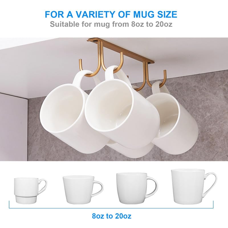 Mug Rack Under Cabinet