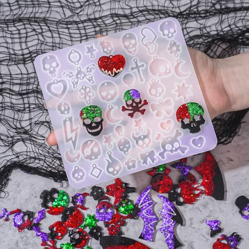 Halloween Resin Earrings Mold (14 Count)