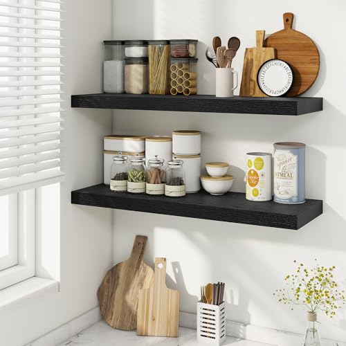 9.3Inch Deep Floating Shelves for Wall (2 Count)