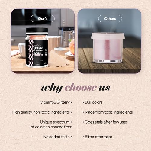 Pink Edible Luster Dust 15g