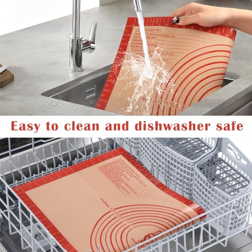 Non slip Silicone Pastry Mat Extra Large Measurements 36''x 24'' Baking Mat