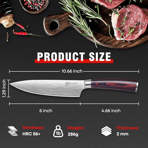 Chef Knife 6 Inch Sharp Kitchen Knife
