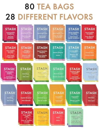 Tea Sampler Gift Box (80 Count)