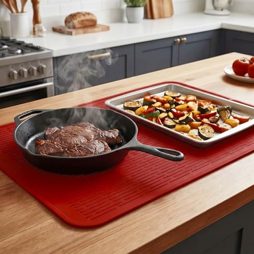 Silicone Dish Drying Mat for Multiple Usage