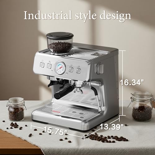 Espresso Machine with Grinder