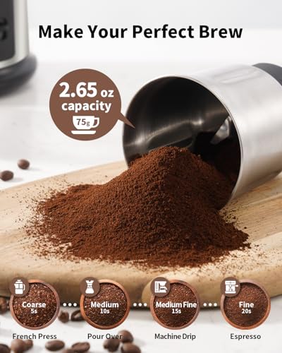 One Touch Coffee Grinder Electric