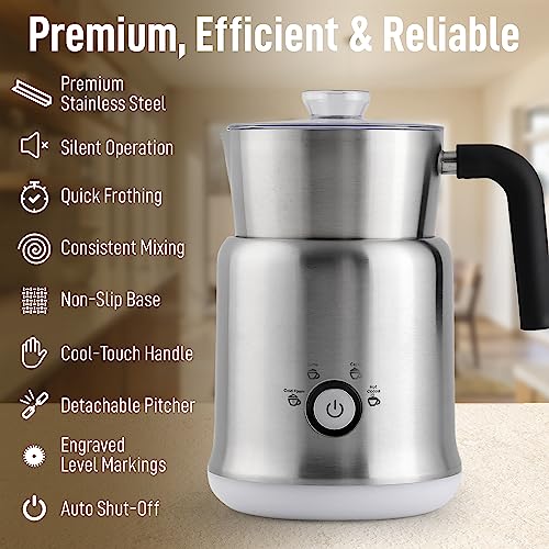 Zulay Electric Hot Chocolate Maker Machine