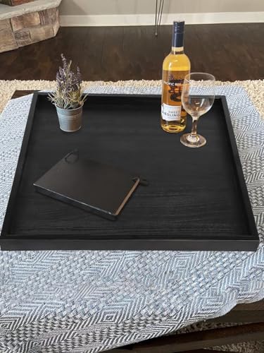 Square Ottoman Table Tray 24"