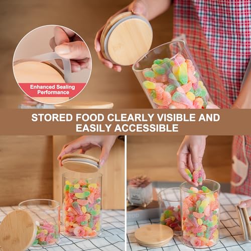 Glass Food Storage Jars 6 (6 Count)