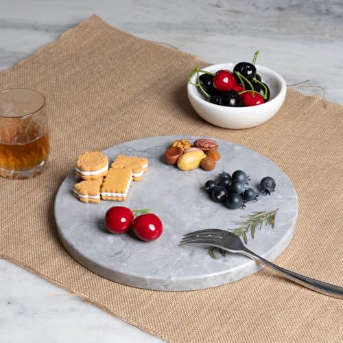 Round Marble Pastry Cutting Board