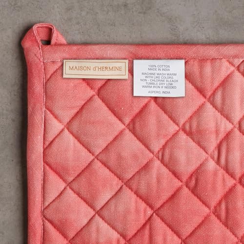100% Cotton Oven Mitt & Pot Holder Set