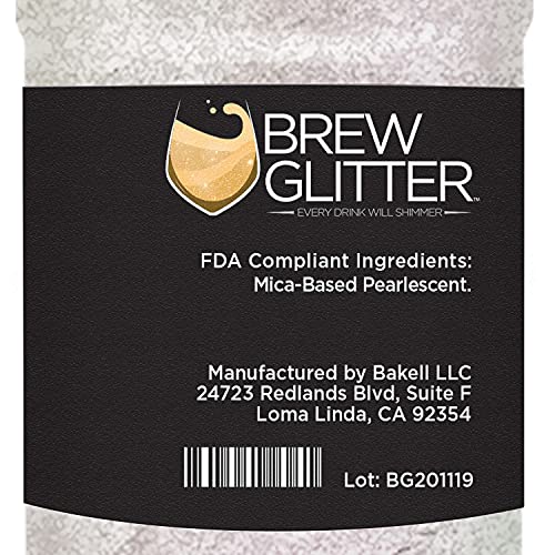Blue Iridescent BREW GLITTER Edible Glitter For Drinks