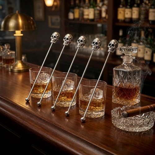 6 Pcs 7.5'' Metal Stir Sticks