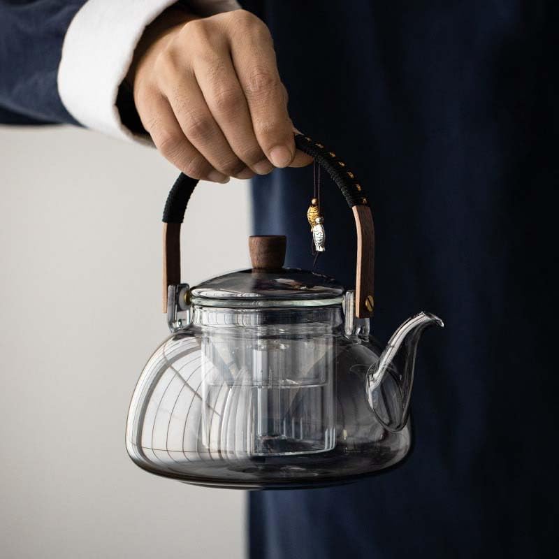 Japanese Style 950ml Glass Teapot with Removable Infuser