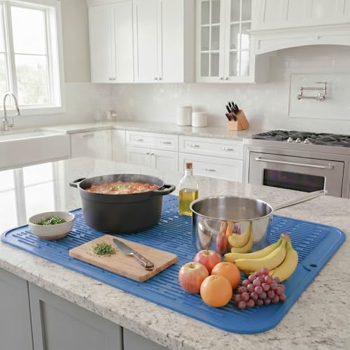 Silicone Dish Drying Mat for Multiple Usage