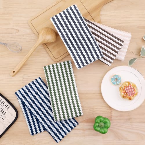 6 Pack Coral Velvet Kitchen Towels (6 Count)