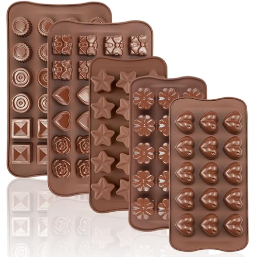 Silicone Chocolate Mold Set (5 Count)