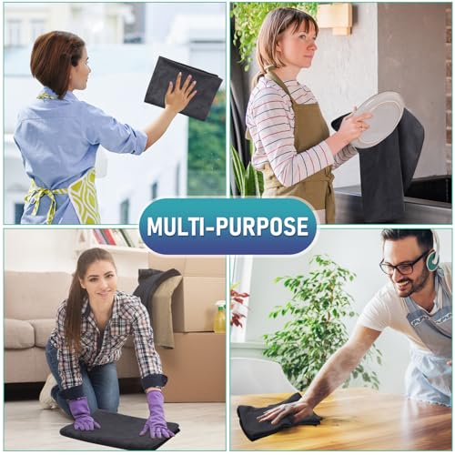 6 Pcs Extra Large Microfiber Cleaning Cloth (6 Count)