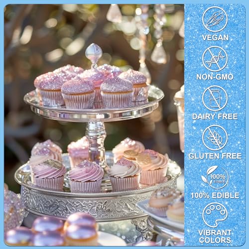 Blue Edible Glitter