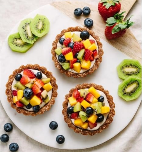 4 Inch Mini Quiche Pans Black 6 Pack. Egg Tart Molds w (6 Count)