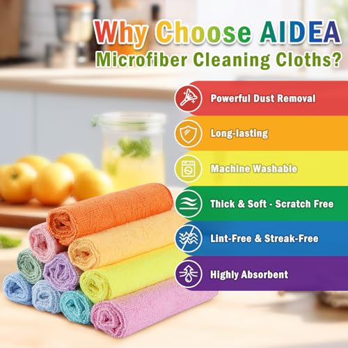Microfiber Cleaning Cloth (10 Count)