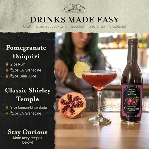 Grenadine Syrup for Cocktails (25.4 Fl Oz)