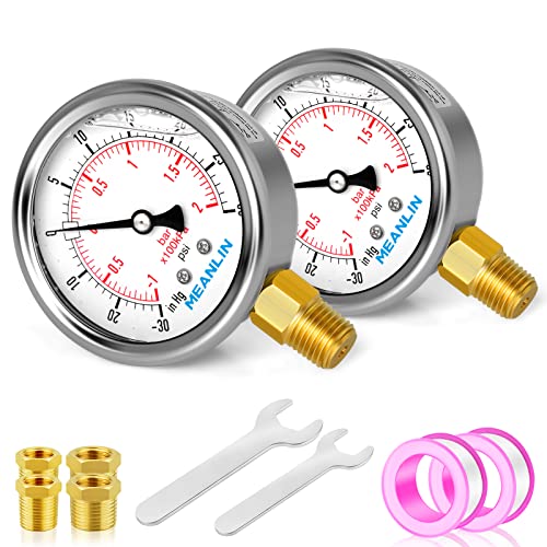 30inHG~30Psi Stainless Steel 1