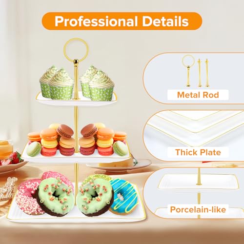 3 Tier Cupcake Stand Tower (18 Count)